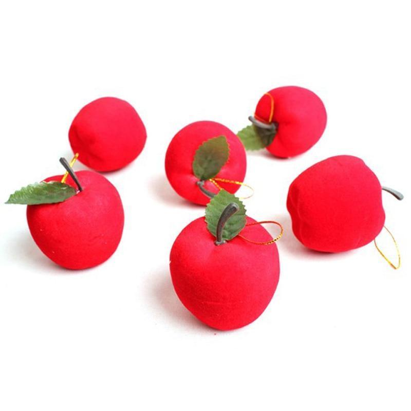 Red apple pendant Christmas tree decorations Gift wrapping ornaments