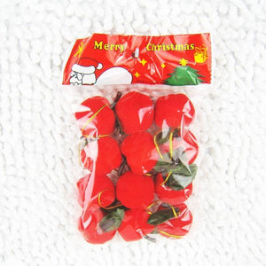Red apple pendant Christmas tree decorations Gift wrapping ornaments
