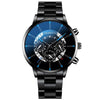 Quartz Classic Black Mens Wristwatch