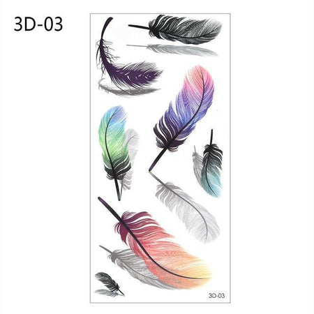 Waterproof Temporary 3D Tattoo Stickers