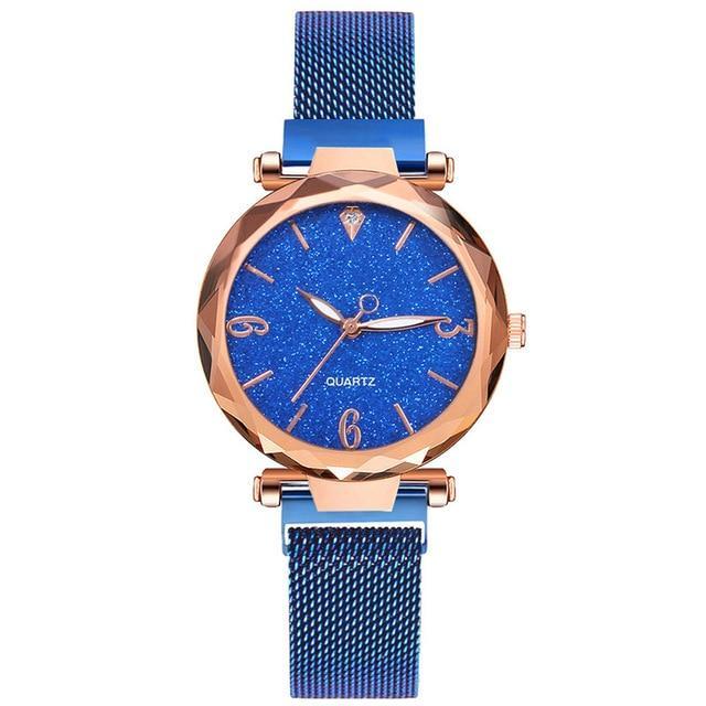 Luxury Magnetic Starry Sky Lady Wrist Watch