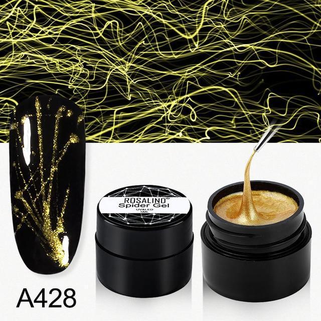 Glow in the Dark Spider Nail Gel 3PCS