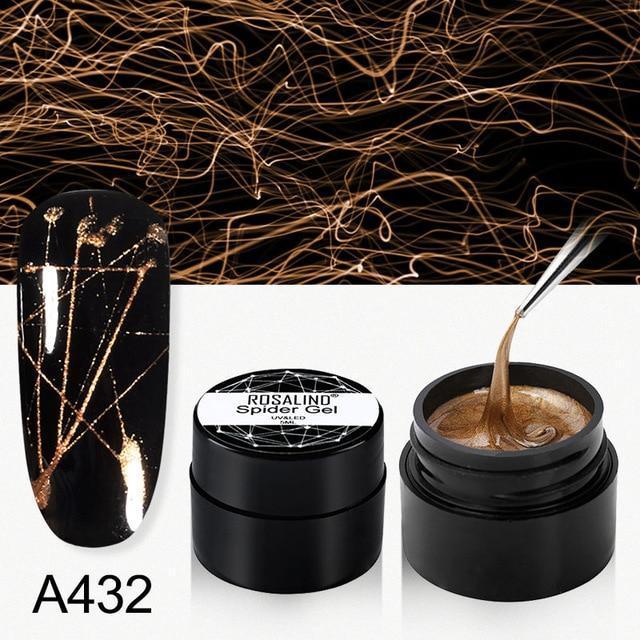 Glow in the Dark Spider Nail Gel 3PCS