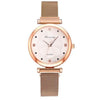 Luxury Magnet Buckle Flower Rhinestone Watch Ladies