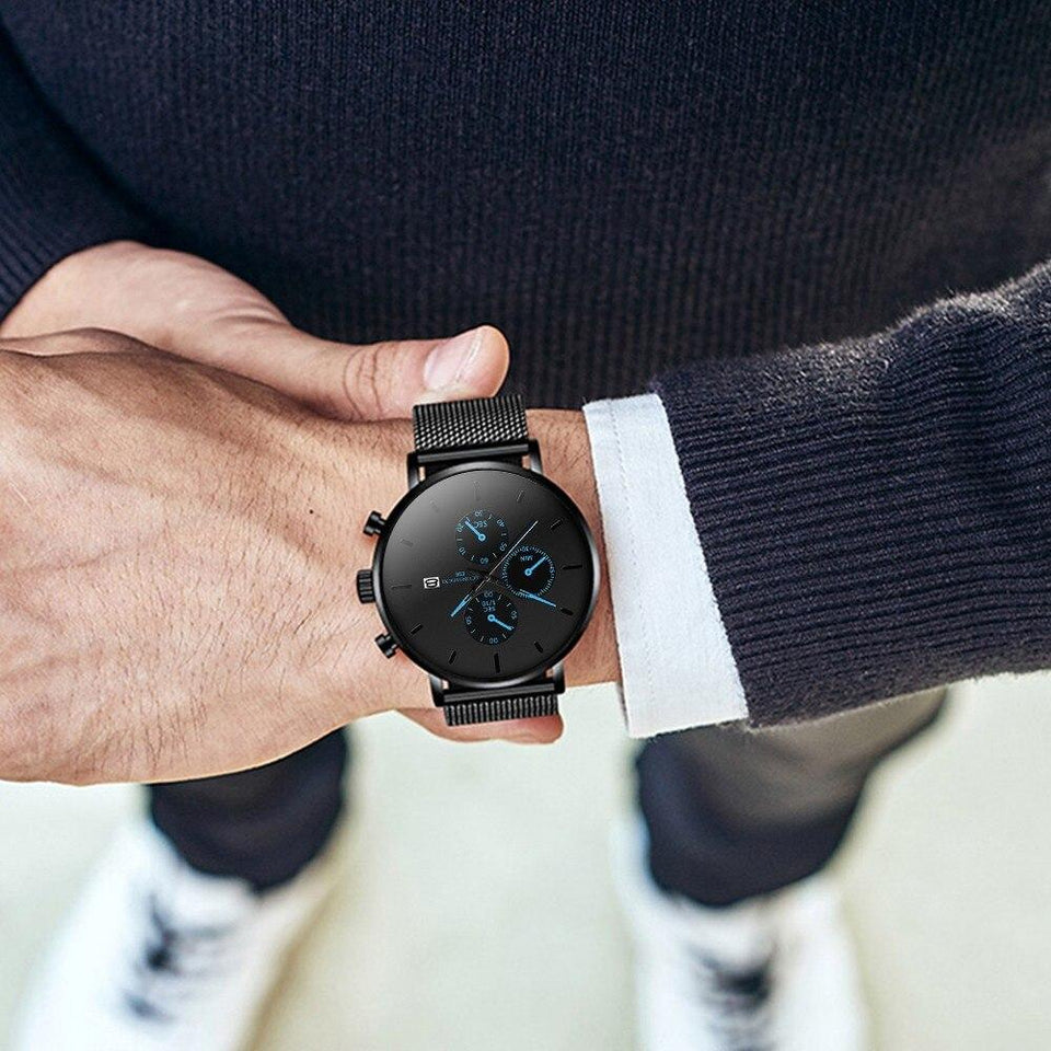 Luxury Watch Men Relogio Masculino Quartz Wristwatch