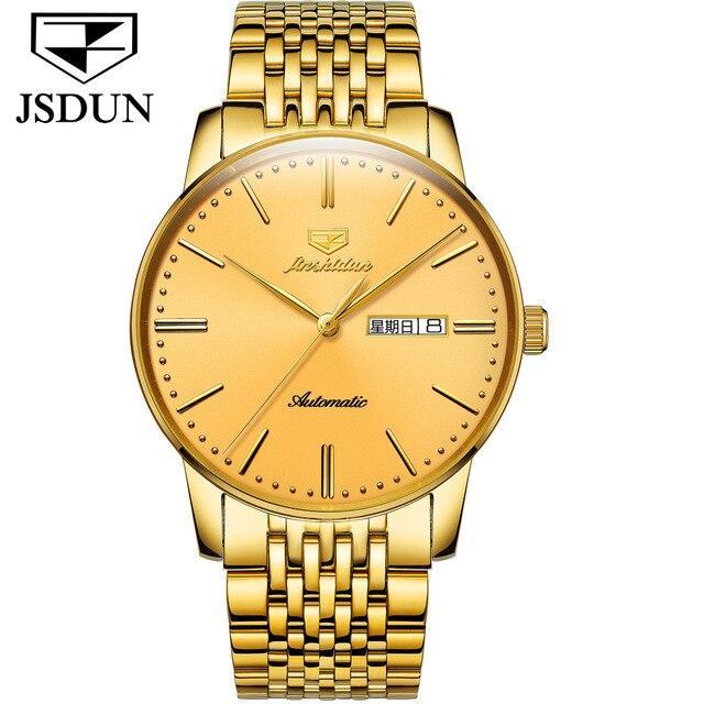 Men Automatic Mechanical Watch with Tungsten steel Waterproof