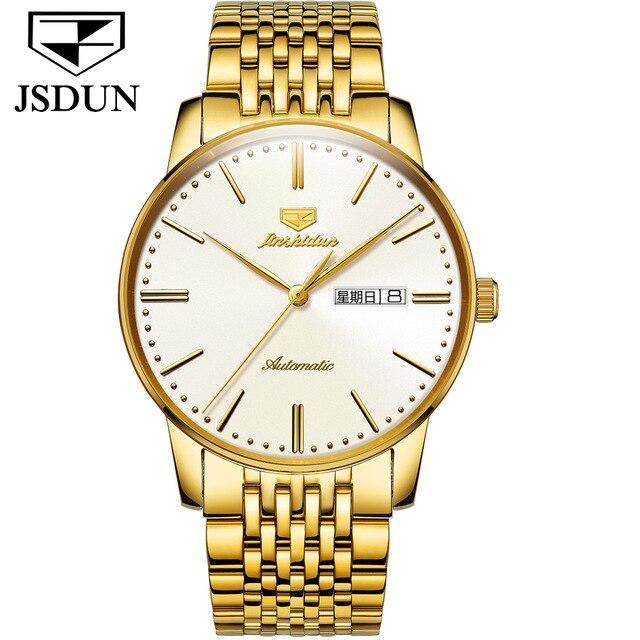 Men Automatic Mechanical Watch with Tungsten steel Waterproof