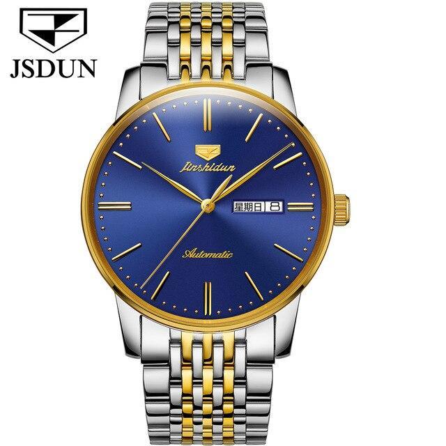 Men Automatic Mechanical Watch with Tungsten steel Waterproof
