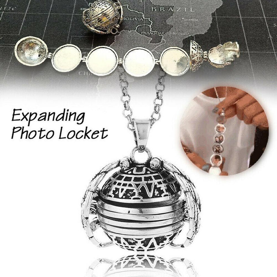 Expanding Photo Locket Necklace Pendant Angel Wings Choker Necklace Gift Jewelry Decoration Delicate Ornaments Necklaces Torque