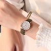 Vintage Small Dial Watch Sweet Leather Strap Wrist Clock